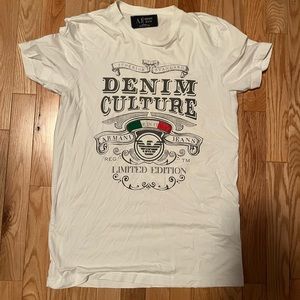 Armani jeans t shirt, very soft, never worn